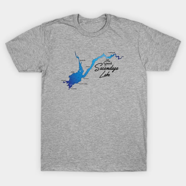 The Great Sacandaga Lake, NY T-Shirt by ACGraphics